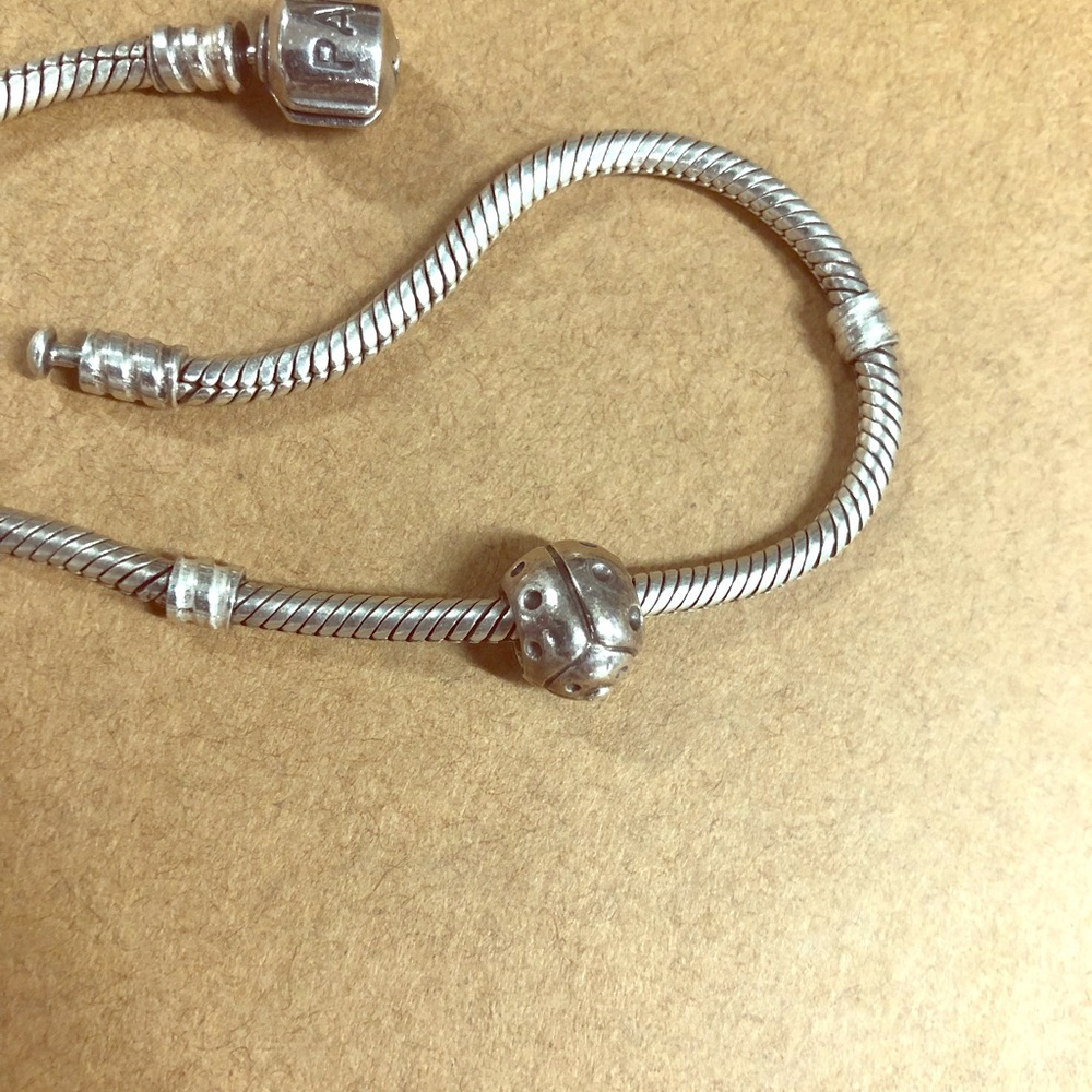 Sterling Silver Pandora Ladybug Charm